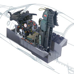 [ ITA-2991S ] Italeri F-104G starfighter cockpit 1/12