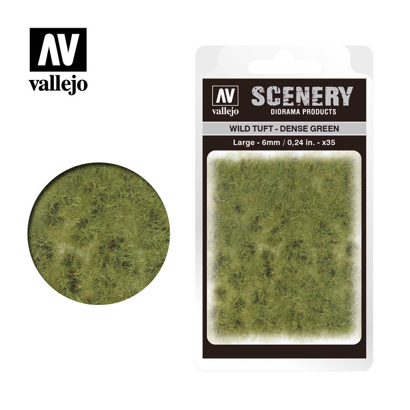 [ VALSC413 ] Vallejo Wild Tuft - Dense Green 6 mm.
