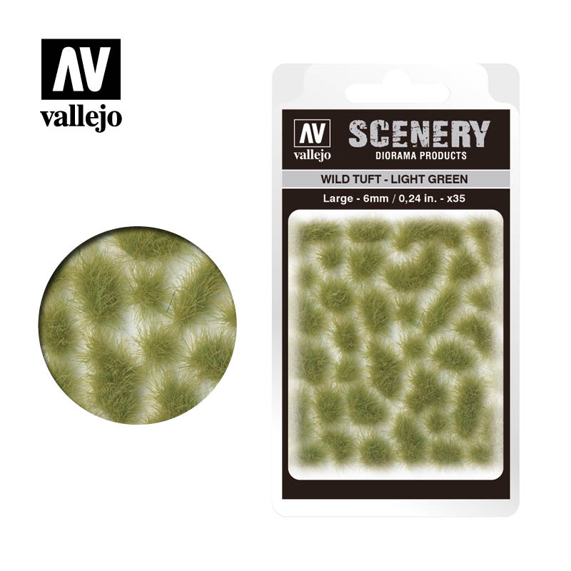 [ VALSC417 ] Vallejo Wild Tuft - Light Green 6 mm.
