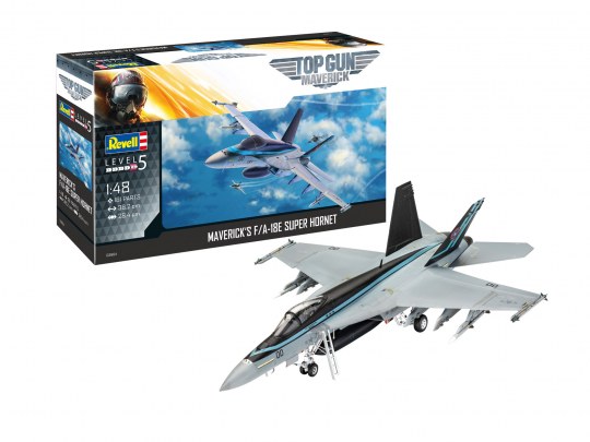 [ RE03864 ] Revell Topgun Maverick: Maverick's F/A- 18E Super Hornet 1/48