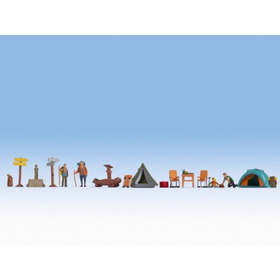 [ NO16201 ] Noch &quot;Camping&quot; 1/87