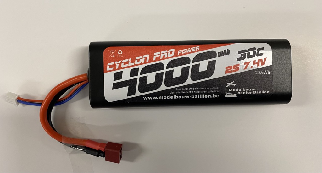 [ PROC-49024-D-PL ] Lipo Corally - 4000mAh - 7.4V - 30C - T-plug