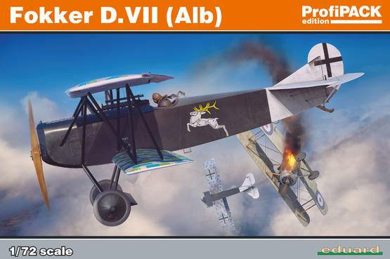 [ EDUARD70134 ] Eduard profipack 1/72  Fokker D.VII (alb) 