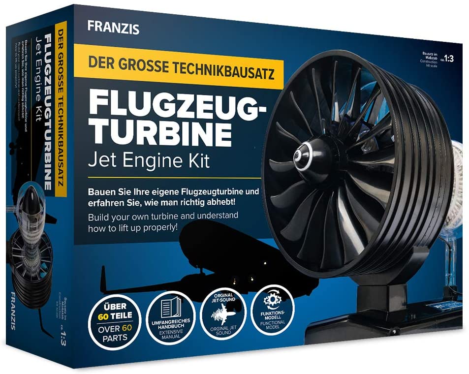 [ FR67131 ] Franzis Jet engine schaal 1/3