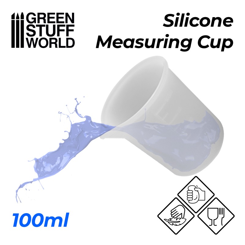 [ GSW2417 ] Green stuff world Silicone Measuring Cup 100ml