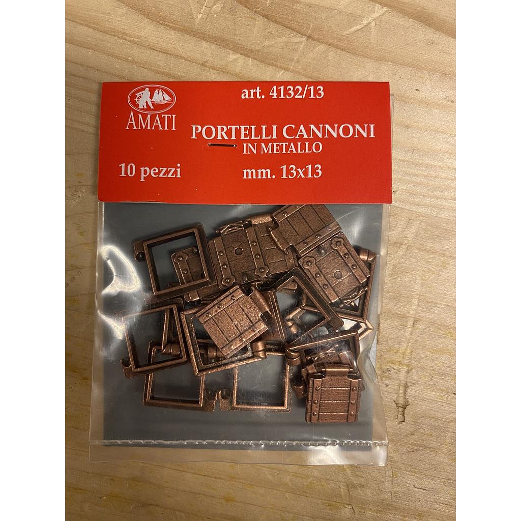 [ AMA4132/13 ] Amati metalen kanonluiken 13x13mm