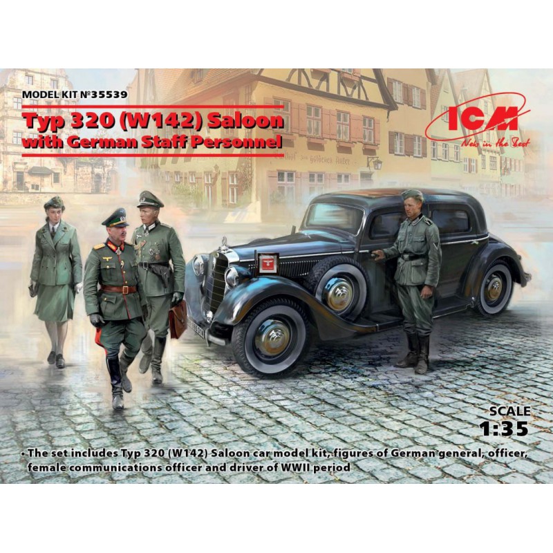 [ ICM35539 ] ICM Saloon with German Staff 1/35