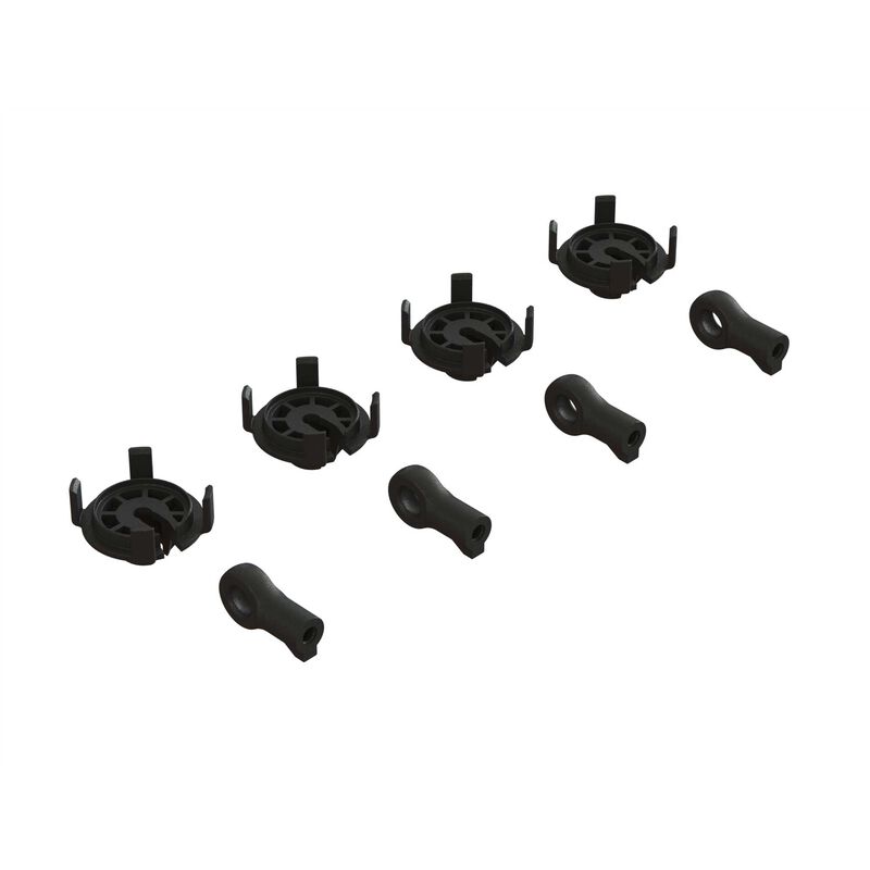 [ ARA330569 ] Arrma  Shock Rod End &amp; Spring Perch Set (4 Shocks)