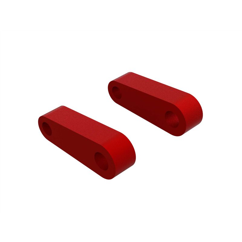 [ ARA330594 ] Arrma  Alum F Susp Mounts (Red)(2)