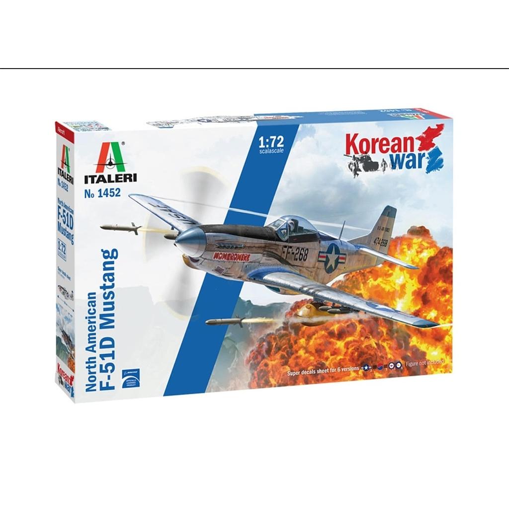 [ ITA-1452 ] Italeri North American F-51D Mustang 1/72 (Korean War)