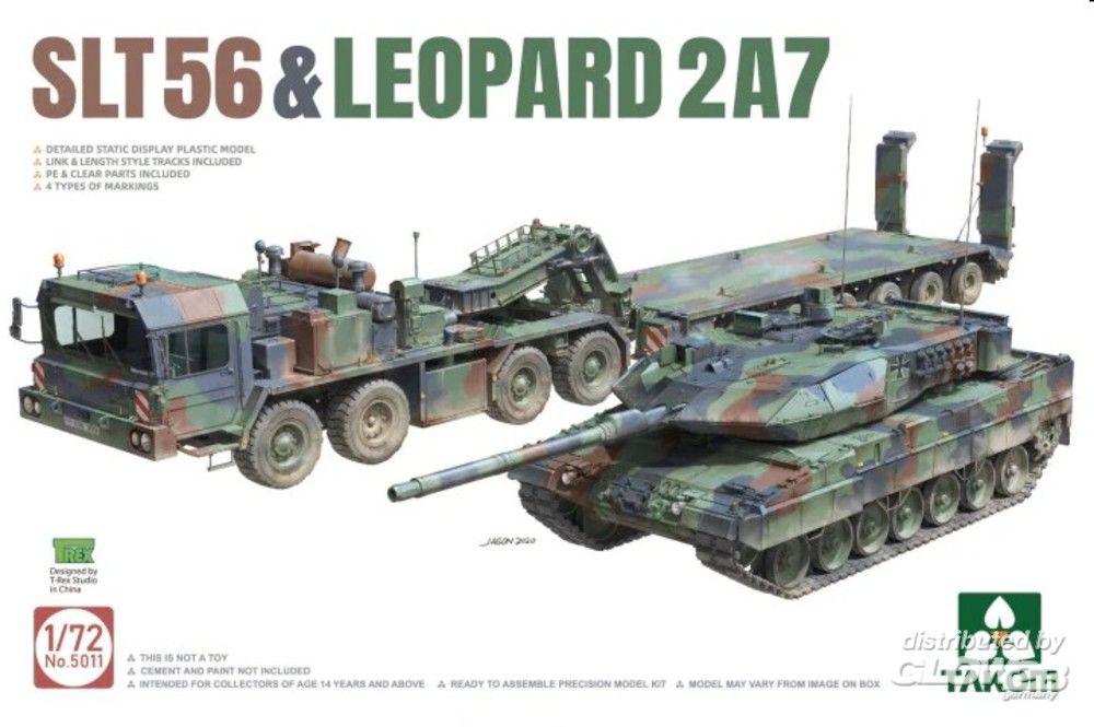 [ TAKOM5011 ] SLT56 &amp; Leopard 2A7 in 1:72
