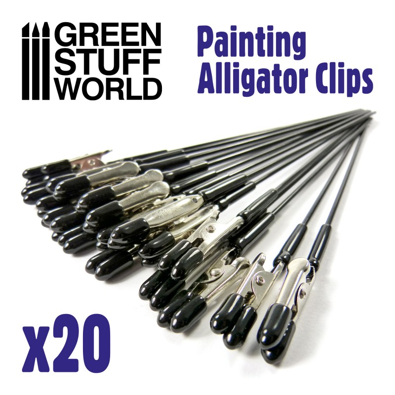 [ GSW10463 ] Green stuff world Alligator Clips x20