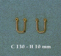 [ COC130 ] Corel relingst 10 mm 'U' 10 st