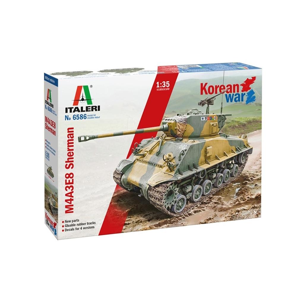 [ ITA-6586 ] Italeri M4A3E8 Sherman - Korean war 1/35