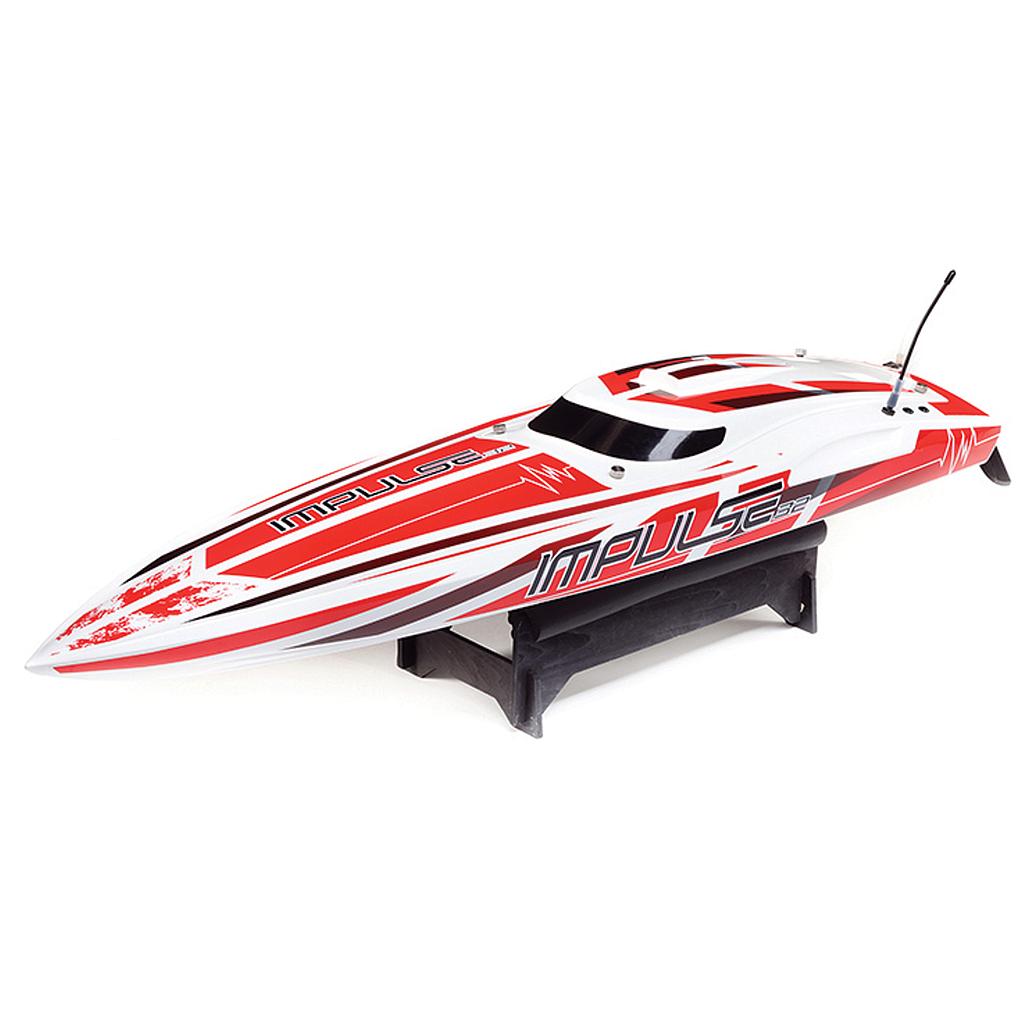 [ PRB08037T2 ] Proboat IMPULSE 32 - BL - RTR - White/Red