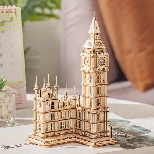 [ ROLIFETG507 ] Rolife Big Ben 3D Wooden Puzzle