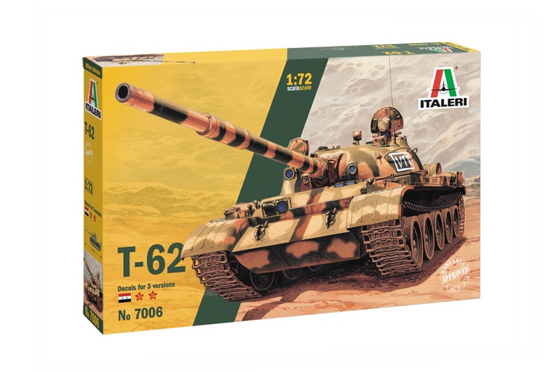 [ ITA-7006 ] Italeri T-62 Main Battle Tank 1/72