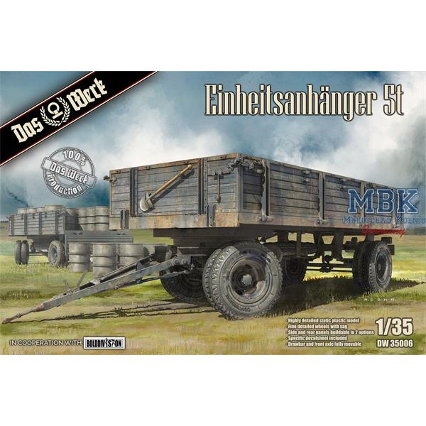 [ DW35006 ] Das werk Einheitsanhänger 5t  1/35