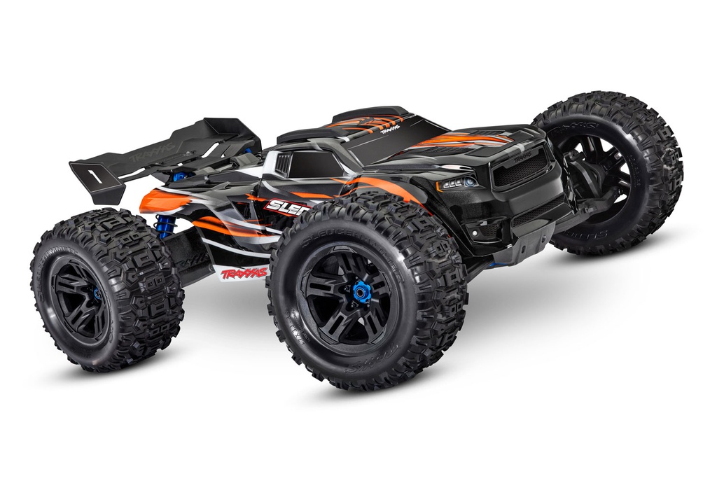 [ TRX-95076-4ORNG ] Traxxas Sledge 1/8 4WD Brushless Monster Truck RTR TSM 2.4Ghz - ORANGE - TRX95076-4ORNG PROMO normaal € 819