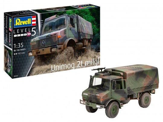 [ RE03337 ] Revell Unimog 2t lgl 1/35