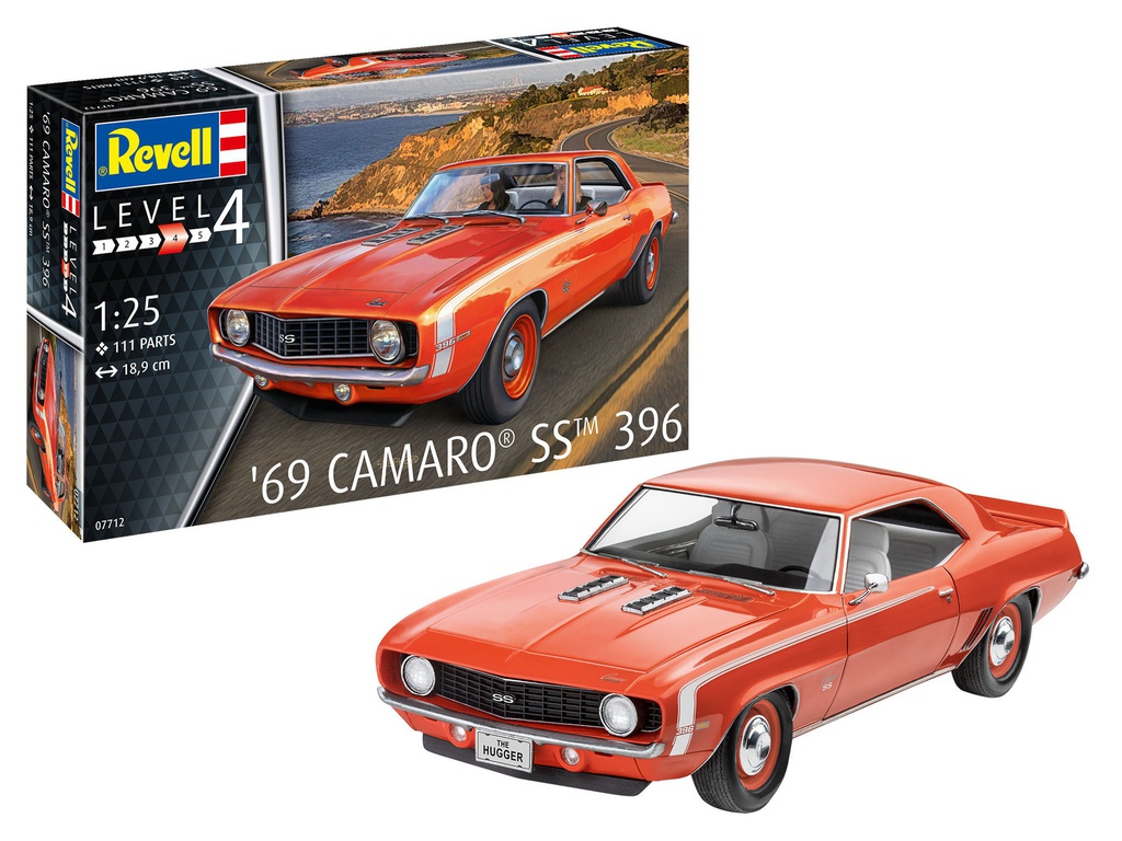 [ RE07712 ] Revell '69 Camaro SS 396 1/25