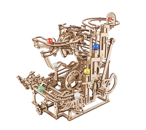 [ UGEARS4820184121393 ] Ugears Marble Run Tiered Hoist