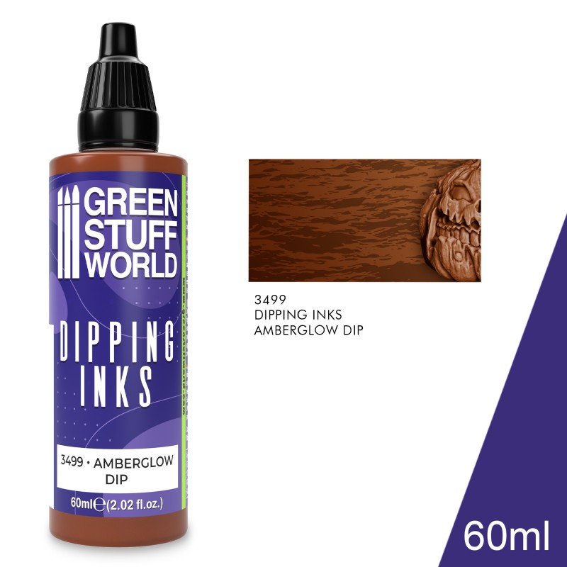 [ GSW3499 ] Green stuff world Dipping ink 60 ml - AMBERGLOW DIP