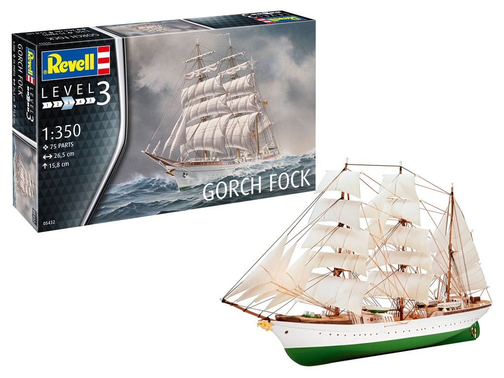 [ RE05432 ] Revell Gorch Fock 1/350