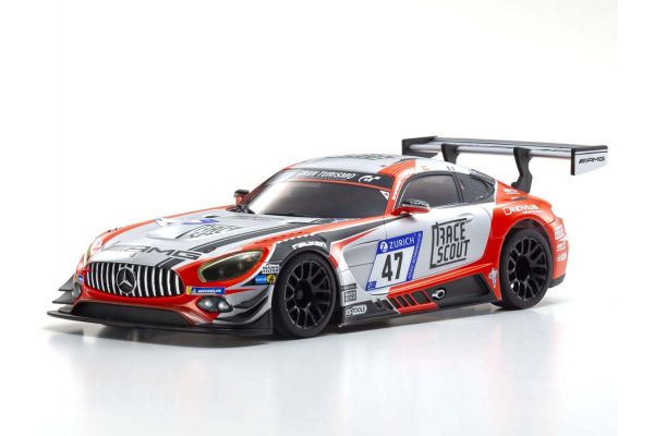 [ KMZP-241FRS ] Kyosho Mini-Z body MR-03 wide MM Mercedes-AMG GT3 No.47 MZP241FRS