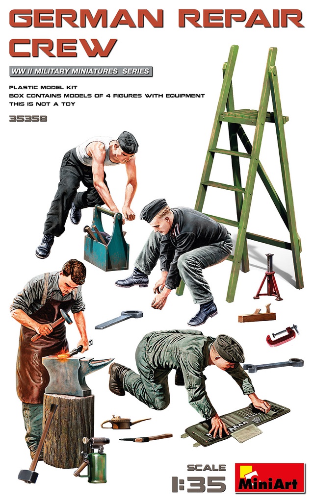 [ MINIART35358 ] Miniart German Repair Crew 1/35