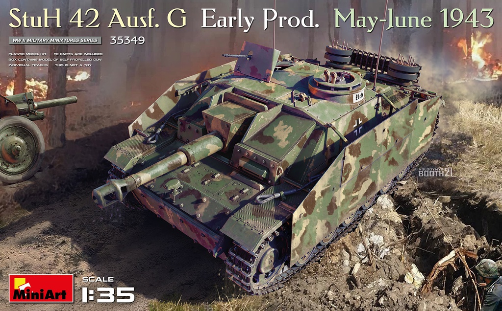 [ MINIART35349 ] Miniart stuH 42 Ausf. G Early Prod. May-June 1973