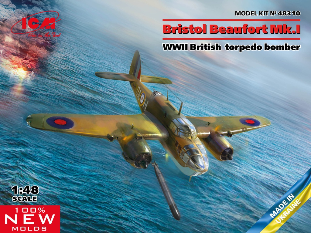 [ ICM48310 ] ICM Bristol Beaufort Mk.I 1/48