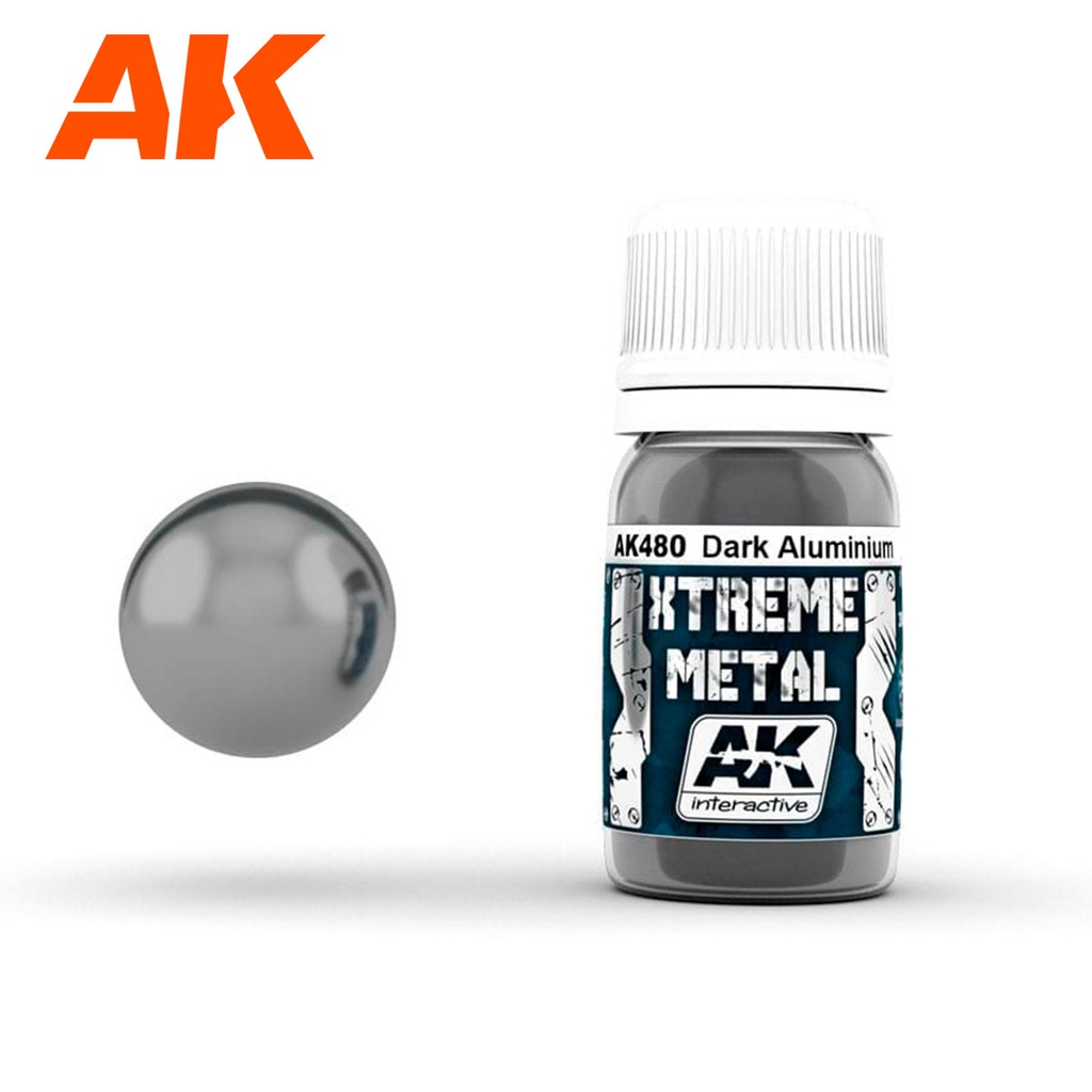 [ AK480 ] Ak-interactive Xtreme metal dark aluminium