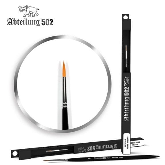 [ ABT830-6 ] Ak-interactive Abteilung 502 Round brush 6