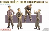 [ DRA6192 ] Dragon Sturmgeschütze Crew Reloading Russia 1941 1/35