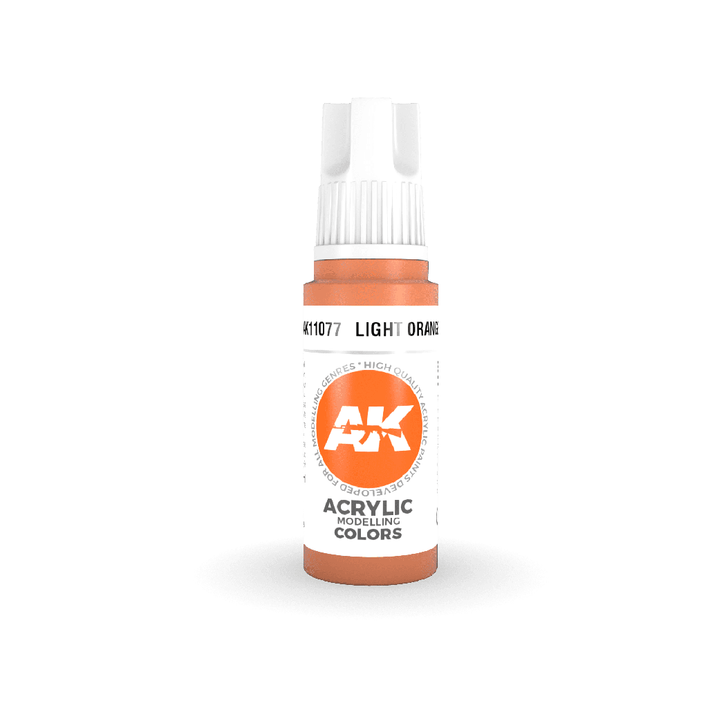 [ AK11077 ] Ak-interactive Acrylics 3GEN Light Orange 17ml