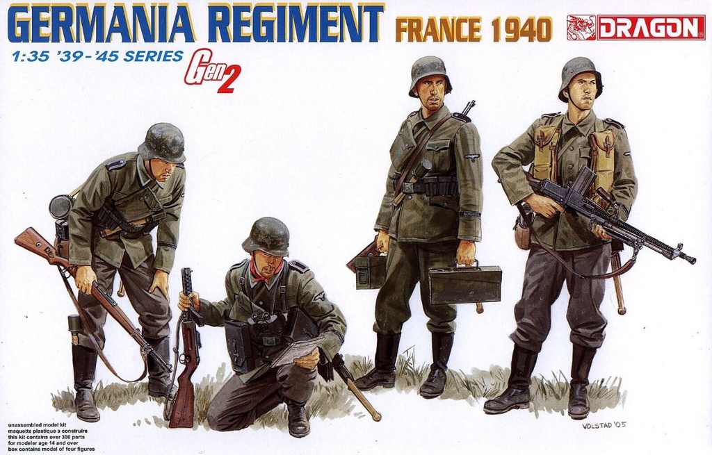 [ DRA6281 ] Dragon Germania Regiment France 1940 1/35