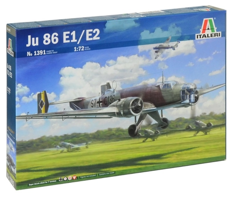 [ ITA-1391 ] Italeri Ju 86 E1/E2 1/72