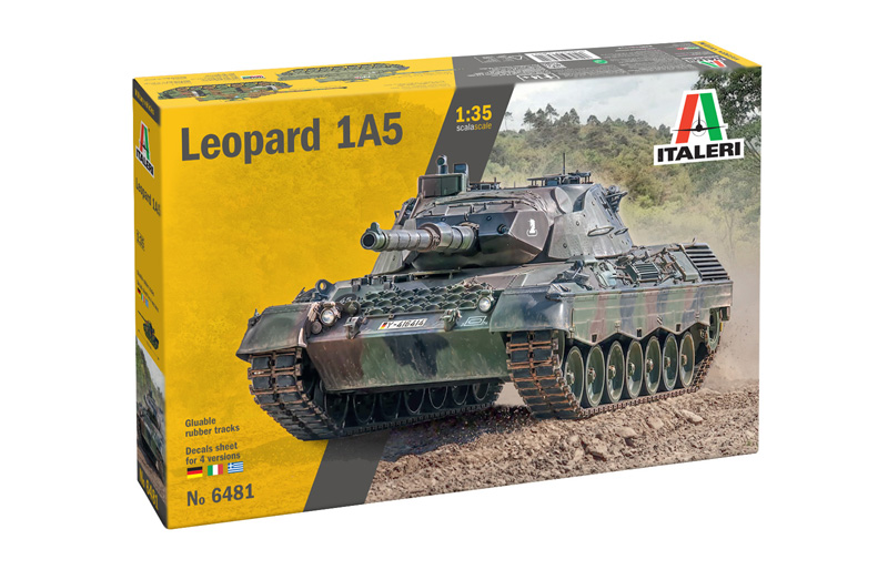 [ ITA-6481 ] Italeri Leopard 1A5 1/35