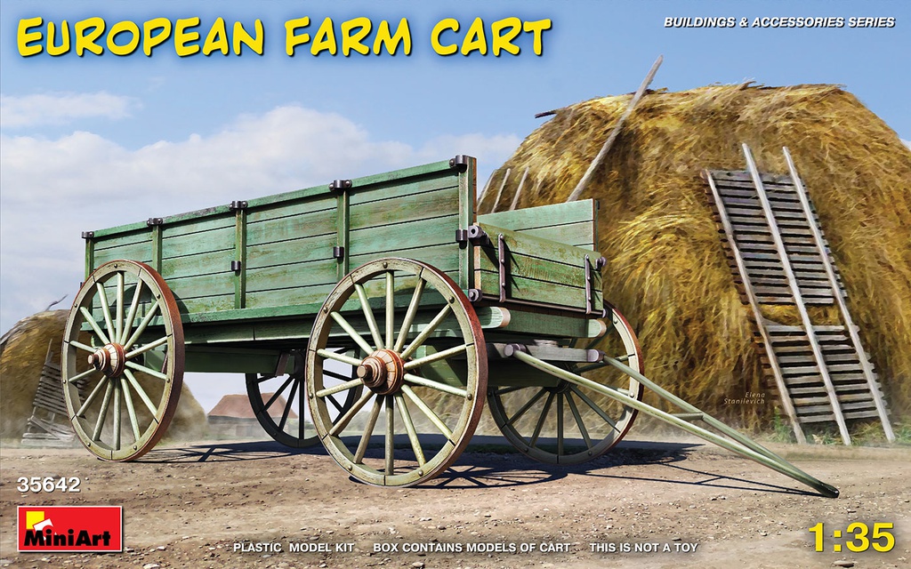 [ MINIART35642 ] Miniart European farm cart 1/35