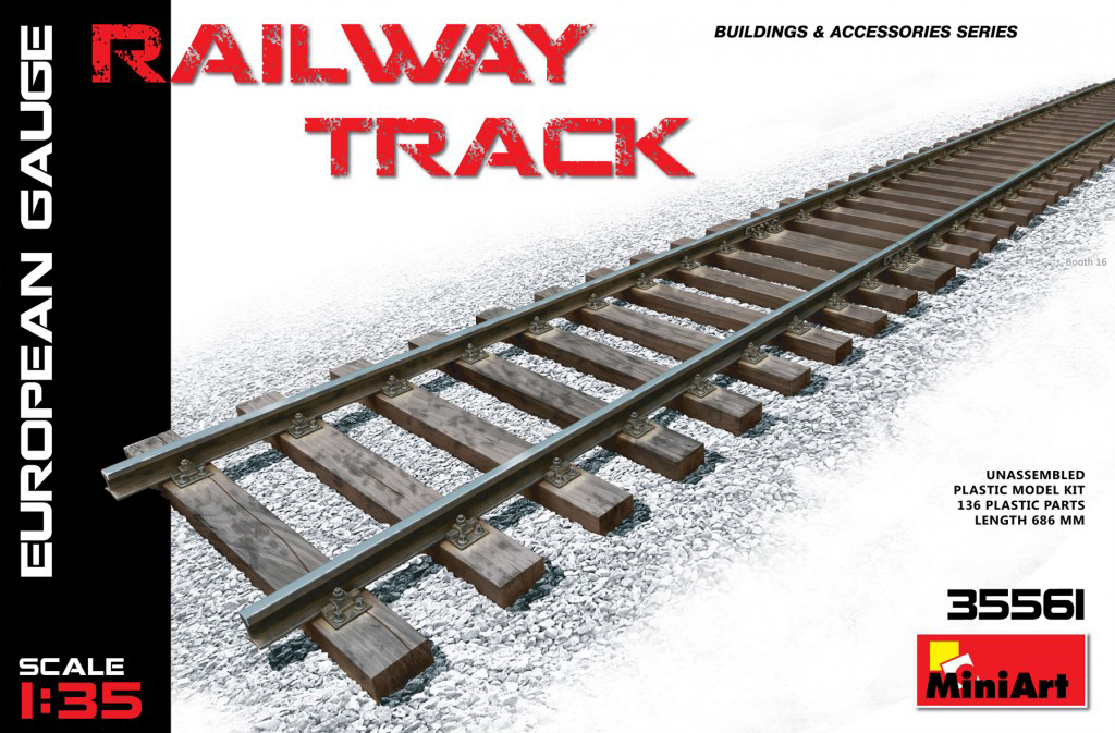 [ MINIART35561 ] miniart railway track 1/35