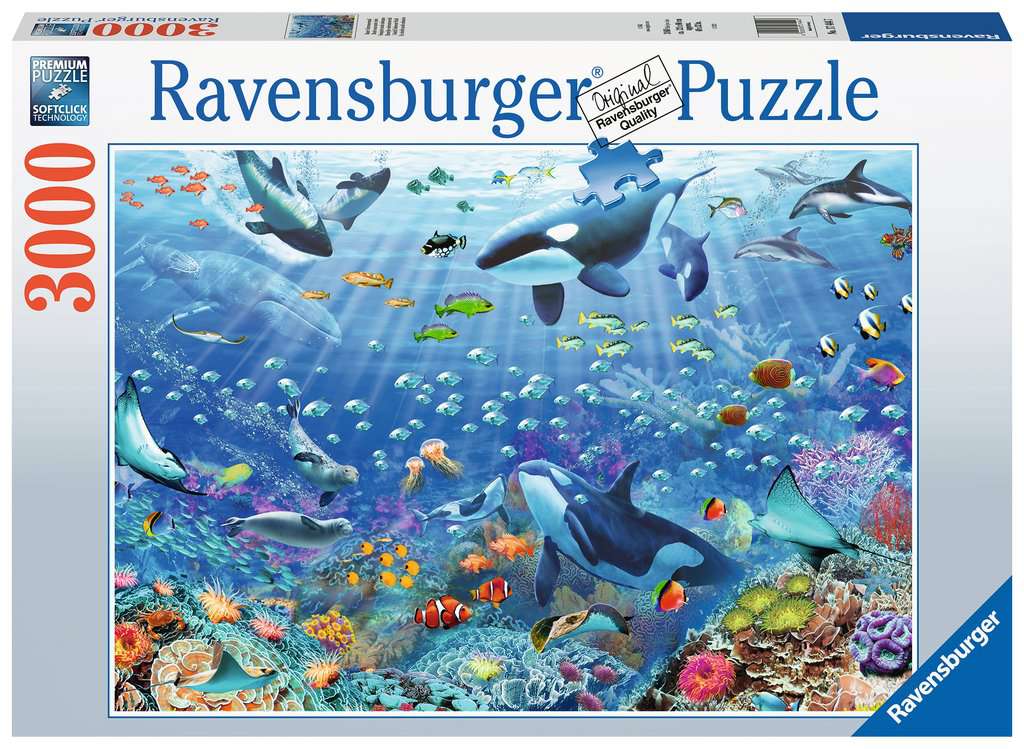 [ RAV174447 ] Ravensburger puzzel Kleurrijke onderwaterwereld (3000 stukjes)