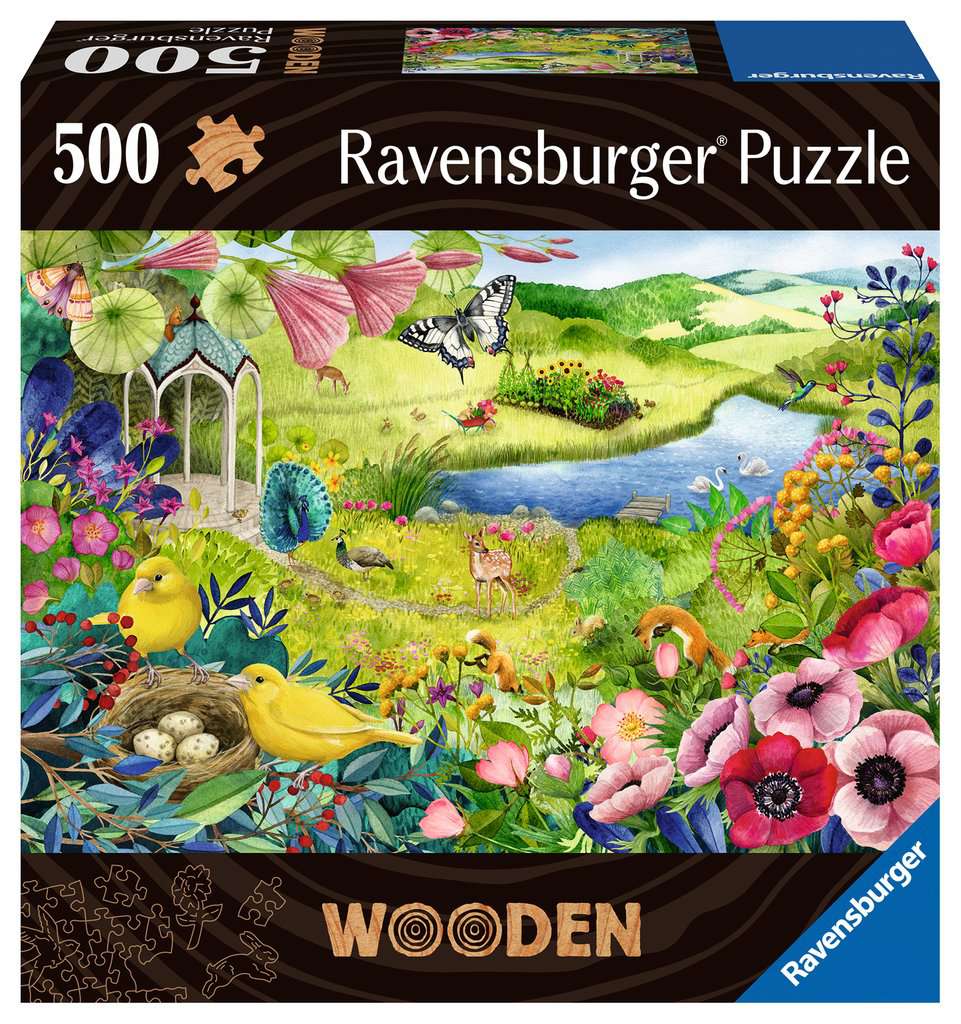 [ RAV175130 ] Ravensburger Wooden Puzzle Wilde tuin (500 stukjes)