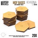 [ GSW12322 ] Green Stuff World MDF Hex 32mm