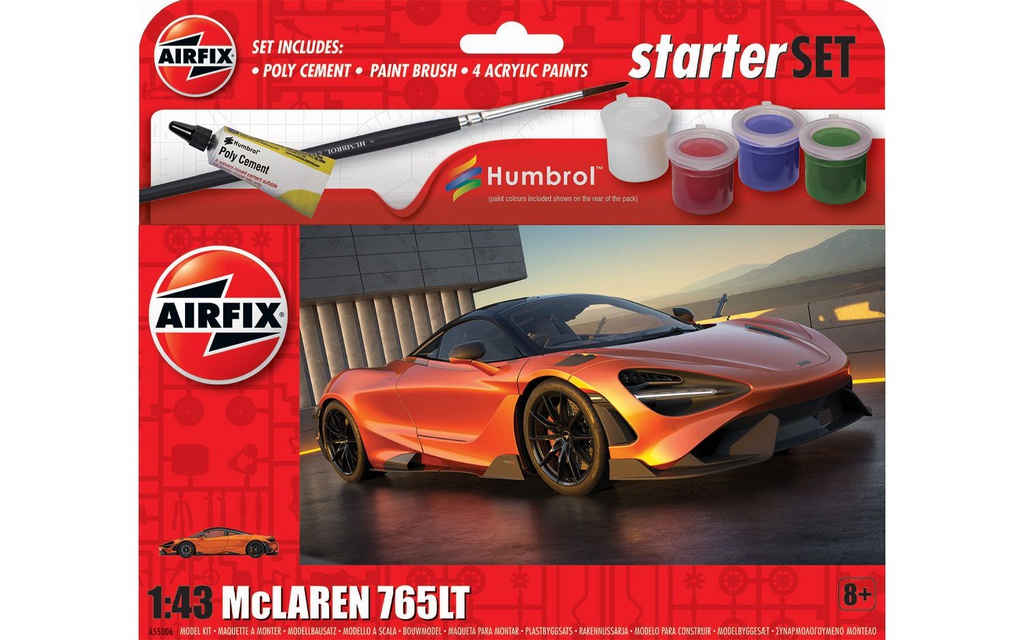 [ AIRA55006 ] Airfix McLaren 765LT 1/43 Starterset