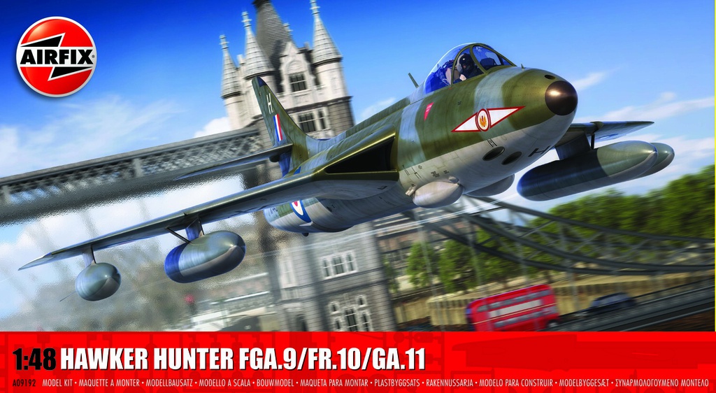 [ AIRA09192 ] Airfix Hawker Hunter FGA.9/FR.10/GA.11 1/48