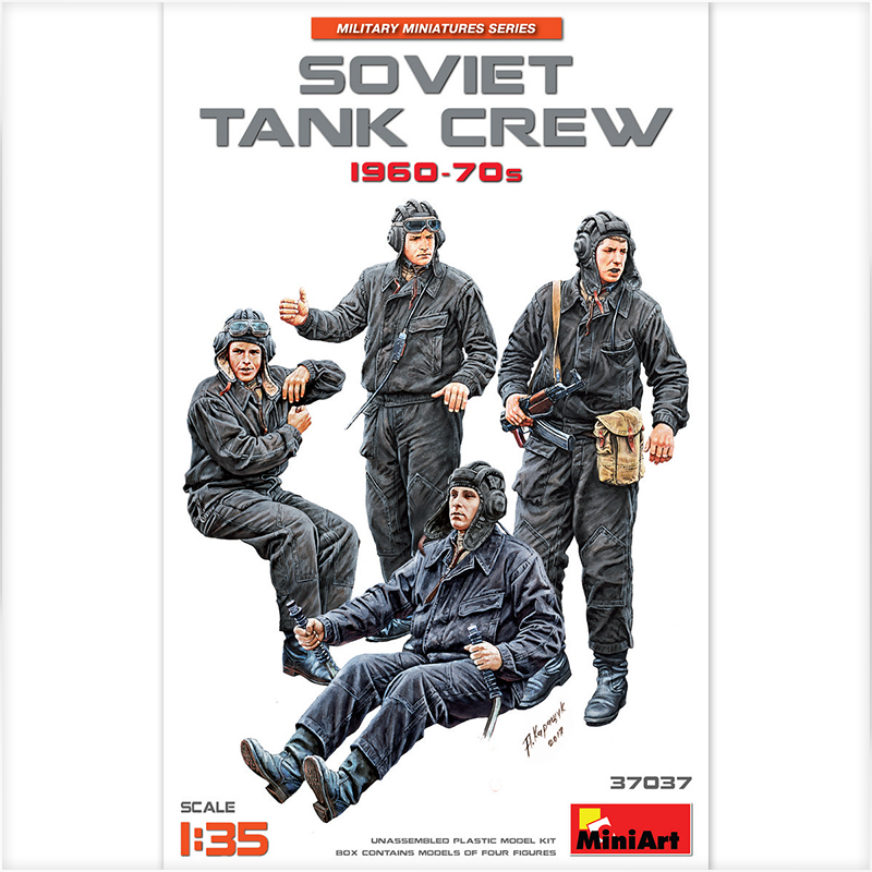 [ MINIART37037 ] Miniart Soviet Tank Crew 1960-70's 1/35