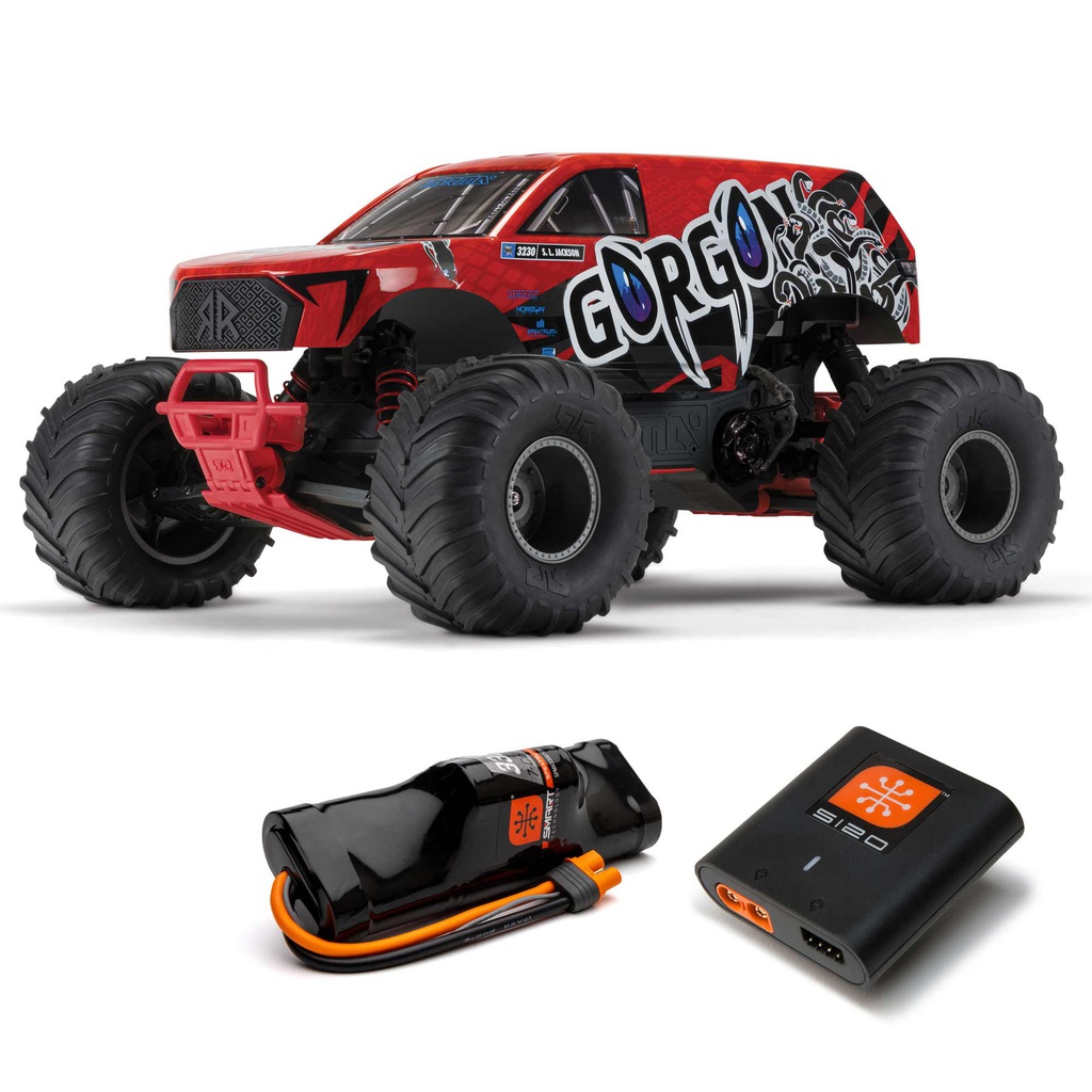 [ ARA3230ST2 ] GORGON 2wd MT 1/10 RTR Smart 3300  S120 USB Red