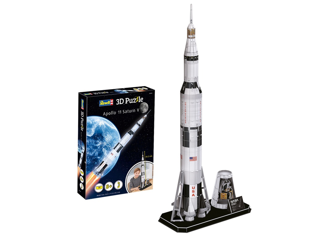 [ RE00250 ] Revell Apollo 11 Saturn V  3D puzzle