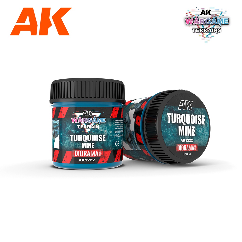 [ AK1222 ] Ak-interactive TURQUOISE MINE – WARGAME TERRAINS – 100ML